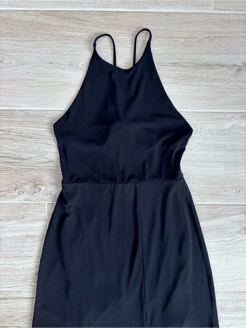 Express Maxi Dress High Neck Lace Up Back Black Women’s Size XS - Picture 2 of 7